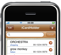 iCardManager for iPhone iPad